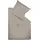 Mako Satin Grau 155 x 200 cm + 2 x 80 x 80 cm