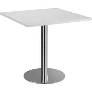 Hammerbacher Bistrotisch quadratisch Spanplatte weiß 80,0 x 80,0 x 74,5 cm, 1 St.