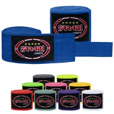 Farabi Sports Kinder & Erwachsene boxbandagen Gym Fitness Workout Bandagen Boxen Sparring Bandagen (Adult (4 Meters), Blue)