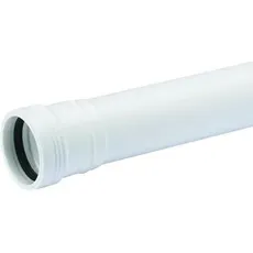 Wavin, Zubehör Sanitärinstallation, Wafix PP-Abflussrohr mit Muffe 50 x 500 mm weiß