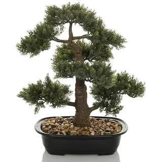 HJH Office Kunstpflanze BONSAI Kunststoff