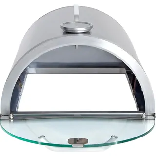 All'Grill Pizzastein 35 x 32 cm Edelstahl silber