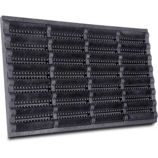 HANSE HOME Brushes Mat, Türmatte Wetterfest Schmutzabtreter Outdoor, Rutschfest, Innen, Kokosmatte,