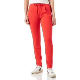 ICHI IHKATE PA2 Damen Sweathose Sweatpants Relaxhose mit Stretch Schmaler Schnitt mit Elastikbund, Größe:L, Farbe:Poppy Red (171664)