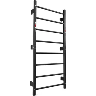 K-Sport: Sprossenwand mit 8 Sprossen I Klettergerüst bis 250kg belastbar I Metall-Kletterwand zur Wandmontage für Erwachsene & Kinder, inkl. E-Book