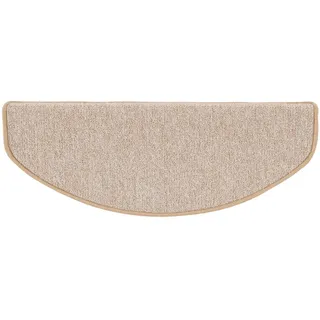 Pergamon Trend Schlinge Stufenmatte Strong 15Er-Set , Beige , Textil , Rund , 18x56 cm , rutschfeste Unterfläche , Teppiche und Böden, Bodenbeläge