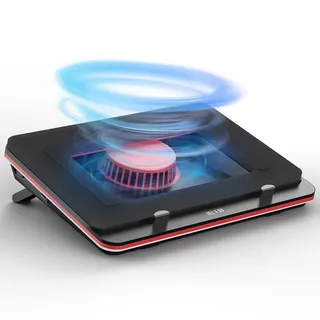 IETS GT500 Leistungsstarker Turbo-Fan (4200 RPM) Laptop Cooling Pad mit stufenloser Geschwindigkeit, Dichtungsschaum für Rapid Cooling Gaming Laptop, 13-17,3 Zoll Laptopkühler mit Staubfilter