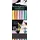Brush Pen Set 6 St. Pastell Schwarz/Mehrfarbig