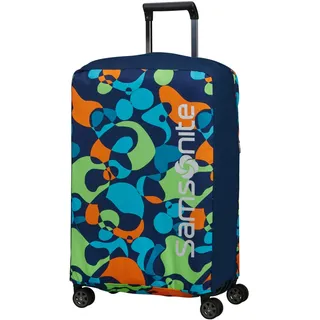 Samsonite TA Revolution - Faltbare Schutzhülle für Koffer Größe M, Kofferhülle passend für 66–69 cm, Reisekoffer Schutz, mit reflektierendem Detail, Mehrfarbig (Colorwave)