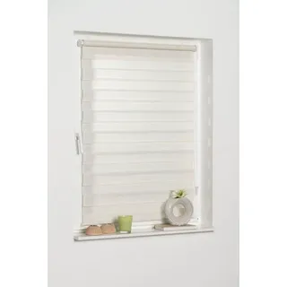 K-HOME Doppelrollo K-HOME Maringa Klemmfix 80 x 200 cm beige