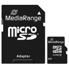 Bild MR957 microSDHC Class 10 + SD-Adapter 8 GB