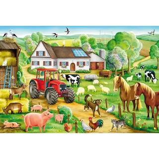 Schmidt Spiele Fröhlicher Bauernhof 100 Teile