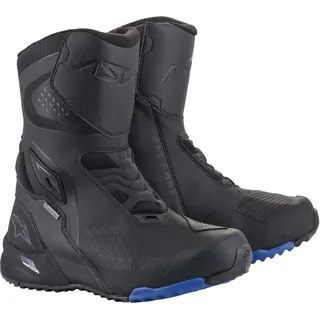 Alpinestars RT-8 Gore-Tex Motorradstiefel, schwarz-blau, Größe 45