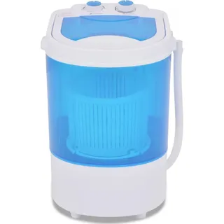 vidaXL Mini-Waschmaschine mit Schleuder und 1 Kammer 2,6 kg - Blau