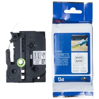 Brother FLe-2511 weiß 45mm x 21mm 72 St./Kassette