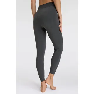 Sarlini Thermoleggings mit kuscheligem Innenfutter, perfekt für kalte Wintertage, grau