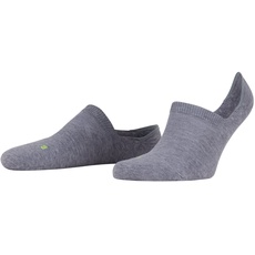 Bild von Füßlinge Cool Kick Socken, Unifarben, Anti-Slip-System, 37-45 Grau 44-45