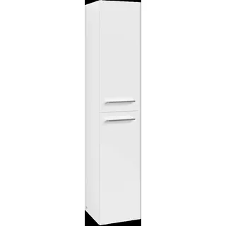 Villeroy & Boch Avento Hochschrank, 2 Türen, Anschlag rechts, 350x1760x404mm, Griff chrom Glanz, A89401VE, Farbe: Brilliant White