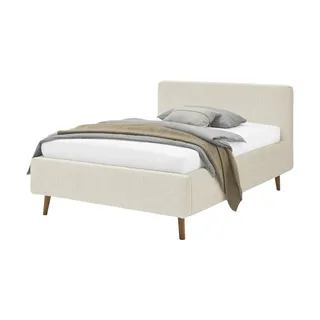 Meise Möbel Polsterbett Mattis 140 x 200 cm Stoff Beige