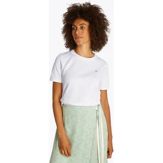 Tommy Hilfiger Contrast Flag regular fit Kurzarm-t-shirt - TH Optic White - L