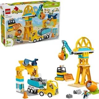 LEGO Duplo Baustelle mit Baufahrzeugen 10476