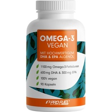 Bild Omega-3 Vegan 600 mg DHA 300 mg EPA Kapseln 90 St.