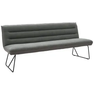 Dieter Knoll SITZBANK Grau, Schwarz - 218x89x68 cm