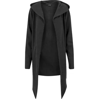 URBAN CLASSICS Long Hooded Cardigan Jacke – Charcoal - L
