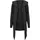 Long Hooded Cardigan Jacke Charcoal L