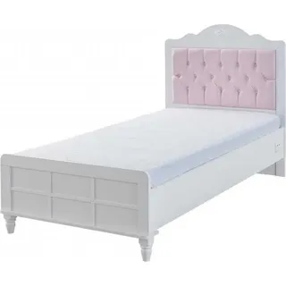 Kinderbett Bett Kinderzimmer Kinderzimmermöbel Rosa Holz Chesterfield - Rosa
