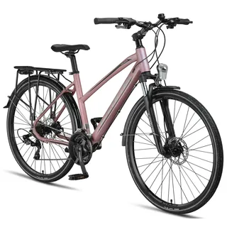 Licorne Bike Premium Touring Trekking Bike in 28 Zoll - Fahrrad für Jungen, Mädchen, Damen und Herren - 21 Gang-Schaltung - Mountainbike - Crossbike
