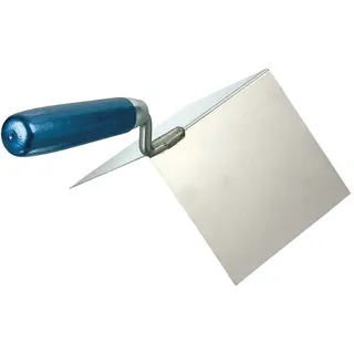 Kaufmann Außeneckenkelle rostfrei mit Holzgriff 110 x 75 x 75 mm,