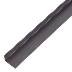 Alberts 489311 Winkelprofil | Aluminium, schwarz eloxiert | 1000 x 20 x 10 mm