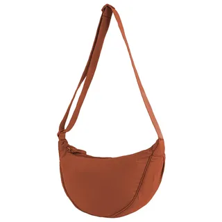 Crossbody Bag Hobo Tasche für Damen Herren Trendy Kleine Schultertasche Geldbörse Knödeltasche Lässige Handtasche Nylon, Orange/Abendrot im Zickzackmuster (Sunset Chevron)