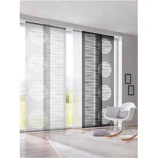 heine home Schiebegardine Klettschiene 1 Stk. tlg., anthrazit