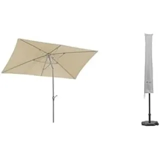 Schneider Porto 300x200 ecru + Protective sleeves for parasols up to 300 cm