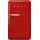 50s Style Fab10r Kühlschrank (100 l, 850 mm hoch, Rot)