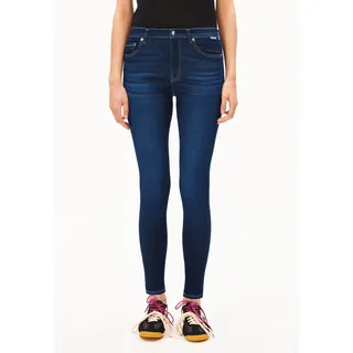 TILLAA MID WAIST SKINNY JEANS | Bio-Baumwoll-Mix X-Stretch - blau (25-28)