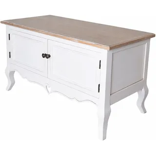 Sitztruhe Landhausstil Truhe Schuhschrank Flurschrank Vintage Schrank Truhe