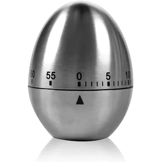 Küche Kurzzeitmesser “Ei” Küchentimer Eiförmige lustige Eieruhr Edelstahl rostfrei Kurzzeitwecker küche