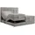 MKS MKS Boxbett Vittoria 140/200 Hellgrau Struktur H3 H3 7-Zonen Rechteckig 140x200 cm Schlafzimmer Betten Boxspringbetten