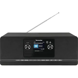 TechniSat DIGITRADIO 372 CD IR schwarz CD-Internetradio/DAB+/FM mit Bluetooth, USB
