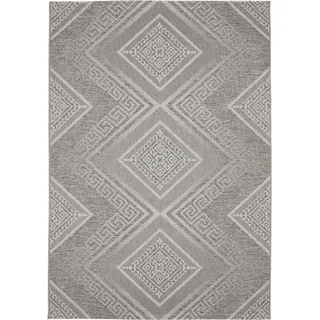 Novel Outdoorteppich , Grau , Kunststoff , Struktur , rechteckig , 120x170 cm , ISO 9001, Bsci, Oeko-Tex® Standard 100 , für Fußbodenheizung geeignet, in verschiedenen Größen erhältlich, feuchtraumgeeignet , Teppiche und Böden, Teppiche, Outdoorteppiche