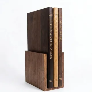 Schneidebrett, das aussieht wie Bücher, 3er Set Holz Schneidebretter mit Ständer, dekoratives Buchdesign für Käse, Brot, Fleisch & Gemüse