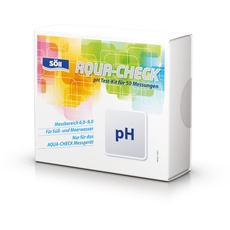Söll 81806 pH-Test Indikator-Kit für 50 Messungen - photometrische Wasseranalyse zur Messung des pH-Wertes für Aquariumwasser und Teichwasser in Gartenteich, Fischteich, Schwimmteich