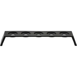 1x 2-er Set Brücke MODUL Melamin 41,5x7,7x6cm Tischläufer, Wohntextilien - Schwarz