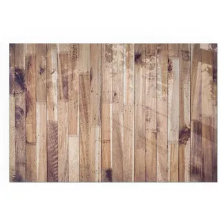 Tulup Kaminbodenplatte 120x80 cm - Holzbrett in Anordnung , Braun , Glas , Rechteckig , 120x80x0.4 cm , Elektrogeräte, Heizgeräte, Elektrokamine