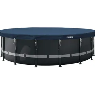 Intex Pool Abdeckplane rund Blau 488 cm