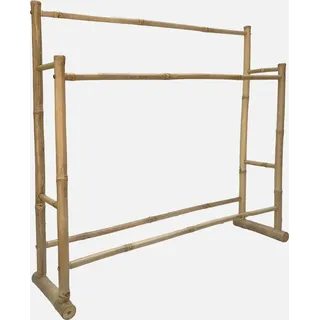 sweeek - Doppelter Handtuchhalter aus Bambus - Natur