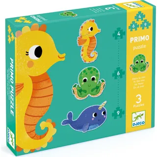 Reihe von Evolutionsrätseln Djeco, Ozean